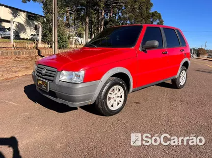 Fiat UNO MILLE WAY ECONOMY 1.0 8V na cor Vermelha em Xanxere / SC - 6810260