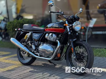 Royal Enfield INTERCEPTOR 650 na cor Preta em Xanxere / SC - 6848067