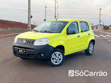Fiat UNO ATTRACTIVE 1.0 8V EVO na cor Amarela em Xanxere / SC - 6870990
