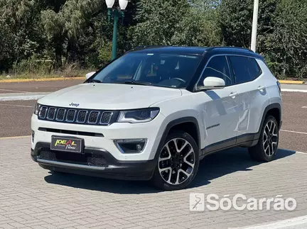 JEEP COMPASS LIMITED 4X2 2.0 16V AT6 na cor Branca em Xanxere / SC - 6885991