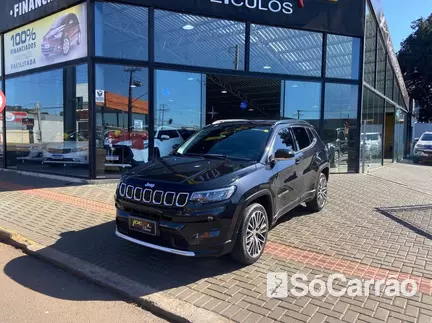 JEEP COMPASS LIMITED 4X2 1.3 T270 TB AT6 na cor Preta em Xanxere / SC - 6897463