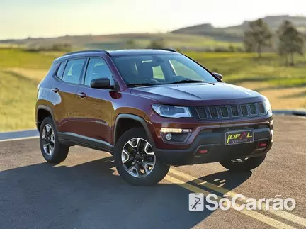 JEEP COMPASS TRAILHAWK 4X4 2.0 TB AT9 na cor Vermelha em Xanxere / SC - 6940686
