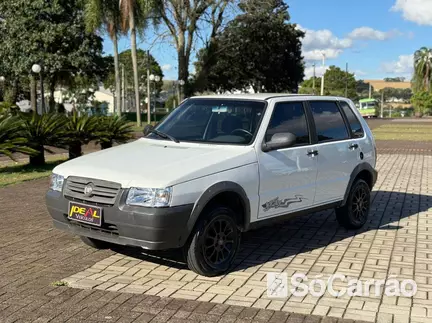 Fiat UNO MILLE WAY ECONOMY(CELEBRATION1) 1.0 8V na cor Branca em Xanxere / SC - 6941757