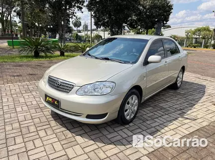 Toyota COROLLA XEI 1.8 MT 16V na cor Bege em Xanxere / SC - 6951826