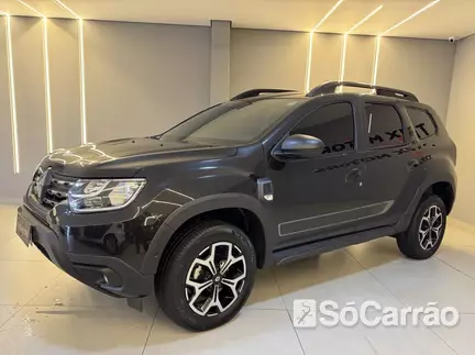 Renault DUSTER ICONIC 1.6 16V SCE CVT X-TRONIC na cor Preta em Curitiba / PR - 6934384