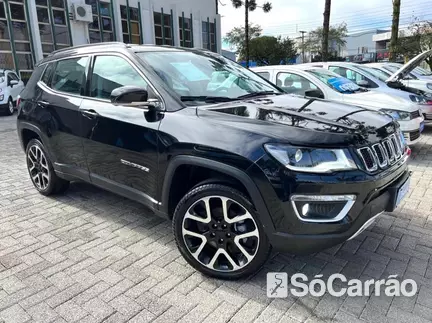 JEEP COMPASS LIMITED AWD 2.0 TD380 AT9 na cor Preta em Cascavel / PR - 6281437