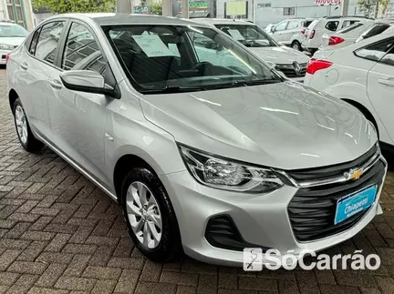 Chevrolet ONIX PLUS LT 1.0 12V MT6 na cor Prata em Cascavel / PR - 6364855
