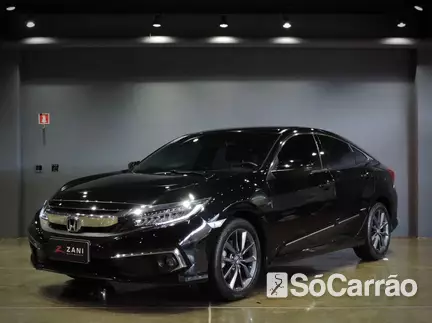 Honda CIVIC G10 EXL 2.0 16V CVT na cor Preta em Cascavel / PR - 6598770
