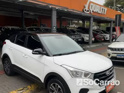Hyundai CRETA ATTITUDE 1.6 16V AT6 na cor Branca em CHAPECO / SC - 6808788