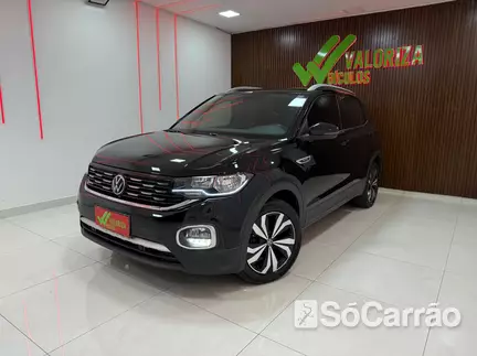 Volkswagen T-CROSS HIGHLINE 250 1.4 TSI AT6 na cor Preta em Londrina / PR - 6673811