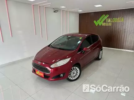 Ford NEW FIESTA TITANIUM 1.6 16V P.SHIFT na cor Vermelha em Londrina / PR - 6702330