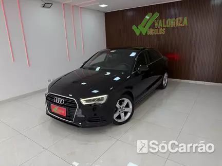 Audi A3 SEDAN PRESTIGE PLUS 1.4 16V TFSI TIP na cor Preta em Londrina / PR - 6901655