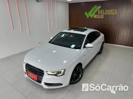 Audi A5 SPORTBACK S LINE QUATTRO 2.0 16V (BLACK) TFSI MHEV S TRONIC na cor Branca em Londrina / PR - 6939776