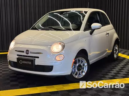 Fiat 500 CULT EVO 1.4 8V na cor Branca em Florianópolis / SC - 6634868
