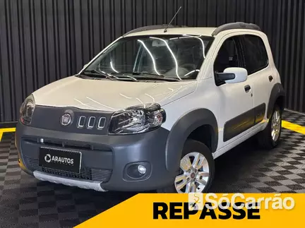 Fiat UNO WAY 1.0 8V EVO na cor Branca em Florianópolis / SC - 6993016