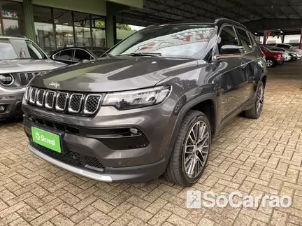 JEEP COMPASS LIMITED 4X2 1.3 T270 TB AT6 na cor Cinza em TOLEDO / PR - 6772331