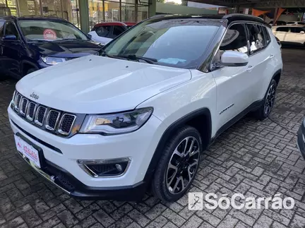 JEEP COMPASS LIMITED(PROTECTION) 4X2 2.0 16V AT6 FLEX 4P na cor Branca em TOLEDO / PR - 6884880