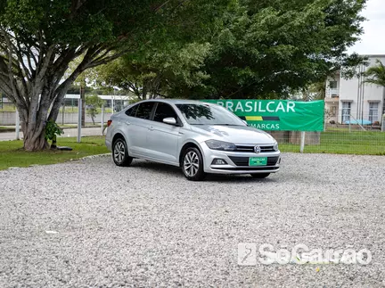 Volkswagen VIRTUS COMFORTLINE 200 1.0 12V TSI AT6 na cor Prata em Florianópolis / SC - 6777504