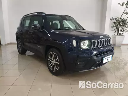 JEEP RENEGADE LONGITUDE 1.3 T270 GSE AT6 na cor Azul em TOLEDO / PR - 6969374