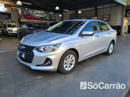 Chevrolet ONIX PLUS LT 1.0 TB 12V AT6 na cor Prata em Maringá / PR - 6910307