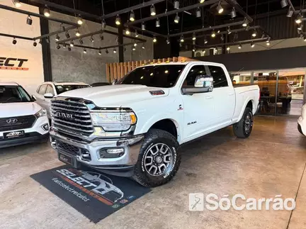 RAM 3500 LIMITED LONGHORN EDITION 4X4 6.7 AT6 na cor Branca em Londrina / PR - 6771546