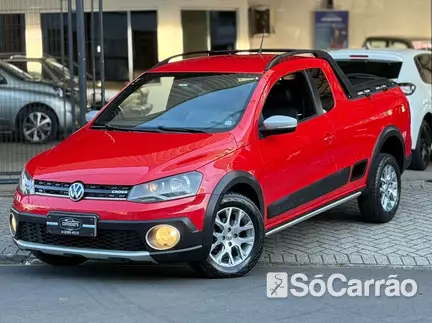 Volkswagen SAVEIRO CS CITY(TREND) G6 1.6 8V na cor Vermelha em Ponta Grossa / PR - 6943401