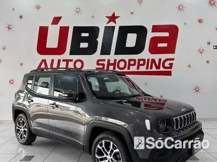 JEEP RENEGADE LONGITUDE 1.3 T270 TB AT6 na cor Cinza em Siqueira Campos / PR - 6755855