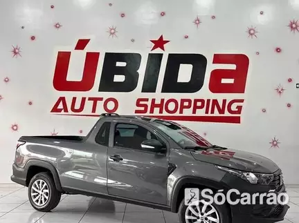 Fiat STRADA PLUS ENDURANCE 1.3 (NOVO PACK WORKER) 8V FIREFLY na cor Cinza em Siqueira Campos / PR - 6771846