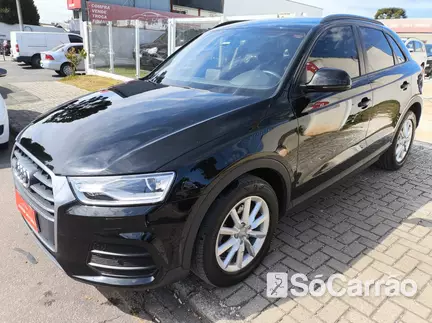 Audi Q3 ATTRACTION(SENSORESTAC.DIANT./CONFORTO) 1.4 TFSI S TRONIC na cor Preta em Curitiba / PR - 6804686