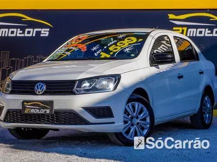 Volkswagen VOYAGE (COMPOSITION TOUCH) 1.0 12V na cor Branca em Fazenda Rio Grande / PR - 6920099