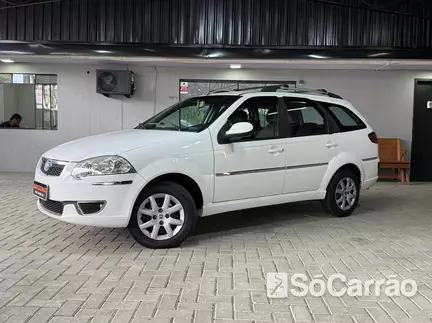 Fiat PALIO WEEKEND ATTRACTIVE(CASUAL) 1.4 8V na cor Branca em Araucária / PR - 6489876