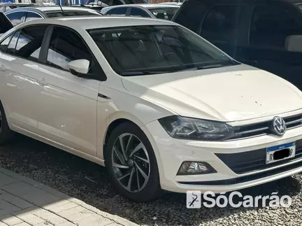 Volkswagen VIRTUS HIGHLINE 200 1.0 TSI AT na cor Branca em Arapongas / PR - 6940157