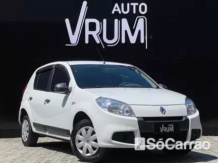 Renault SANDERO AUTHENTIQUE 1.0 16V na cor Branca em Curitiba / PR - 6539538
