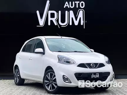 Nissan MARCH SL 1.6 16V CVT FLEXSTART na cor Branca em Curitiba / PR - 6870176