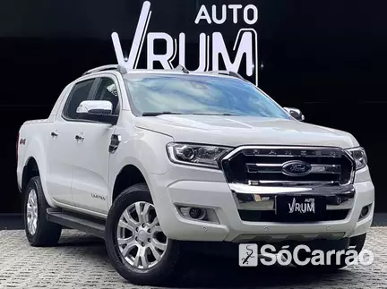 Ford RANGER CD LIMITED PLUS 4X4 3.2 20V TDCI AT na cor Branca em Curitiba / PR - 6908319