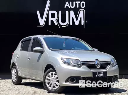 Renault SANDERO AUTHENTIQUE 1.0 12V SCE na cor Prata em Curitiba / PR - 6954309