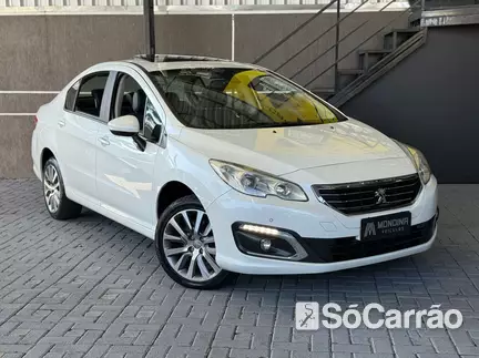 Peugeot 408 GRIFFE 1.6 16V THP TIP na cor Branca em Curitiba / PR - 6832736