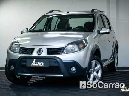 Renault SANDERO AUTHENTIQUE 1.0 12V SCE na cor Prata em Curitiba / PR - 6796761