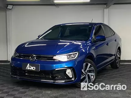 Volkswagen VIRTUS HIGHLINE 200 1.0 TSI AT na cor Azul em Curitiba / PR - 6976194