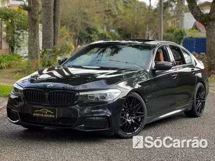 BMW 530E LUXURY AUTO 2.0 16V BI-TB na cor Preta em Curitiba / PR - 6688879