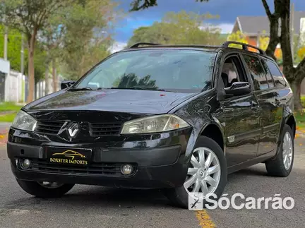 Renault MEGANE GRAND TOUR DYNAMIQUE 1.6 16V HIFLEX na cor Preta em Curitiba / PR - 6800923
