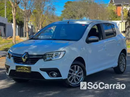 Renault SANDERO AUTHENTIQUE 1.0 12V SCE na cor Branca em Curitiba / PR - 6811173