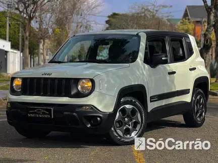 JEEP RENEGADE (AUDIO BOOSTER) 1.8 16V AT6 na cor Branca em Curitiba / PR - 6865276