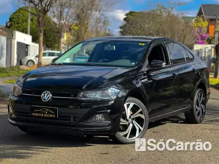 Volkswagen VIRTUS 1.0 TSI AT na cor Preta em Curitiba / PR - 6892517