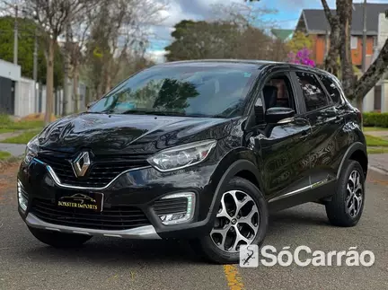 Renault CAPTUR INTENSE 1.6 16V SCE CVT X-TRONIC na cor Preta em Curitiba / PR - 6897553