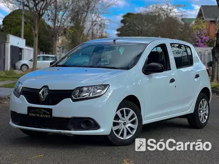 Renault SANDERO AUTHENTIQUE 1.0 12V SCE na cor Branca em Curitiba / PR - 6918730