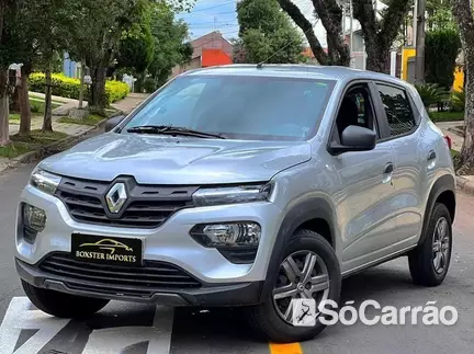 Renault KWID CONNECT TV 1.0 12V SCE na cor Prata em Curitiba / PR - 6948374