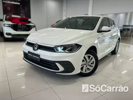 Volkswagen POLO COMFORTLINE 170 1.0 12V TSI AT6 na cor Branca em Paranaguá / PR - 6764116