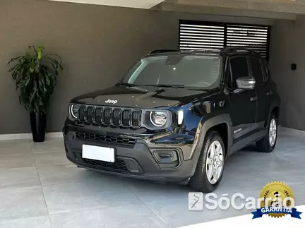 JEEP RENEGADE SPORT 1.3 T270 GSE AT6 na cor Preta em Curitiba / PR - 6253752