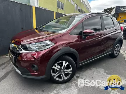 Honda WR-V EXL 1.5 16V CVT FLEXONE na cor Vermelha em Curitiba / PR - 6949206
